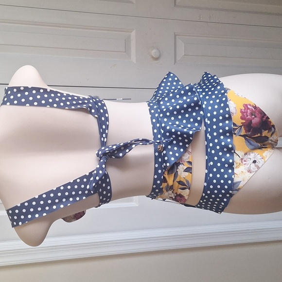 Aquamanile Peony Foxglove 2-piece Swimwear Size M - Picture 9 of 15
